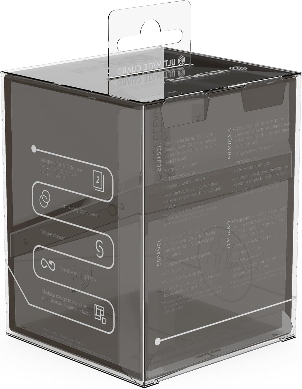 Ultimate Guard Deck Case - Boulder 100+ Clear - Onyx