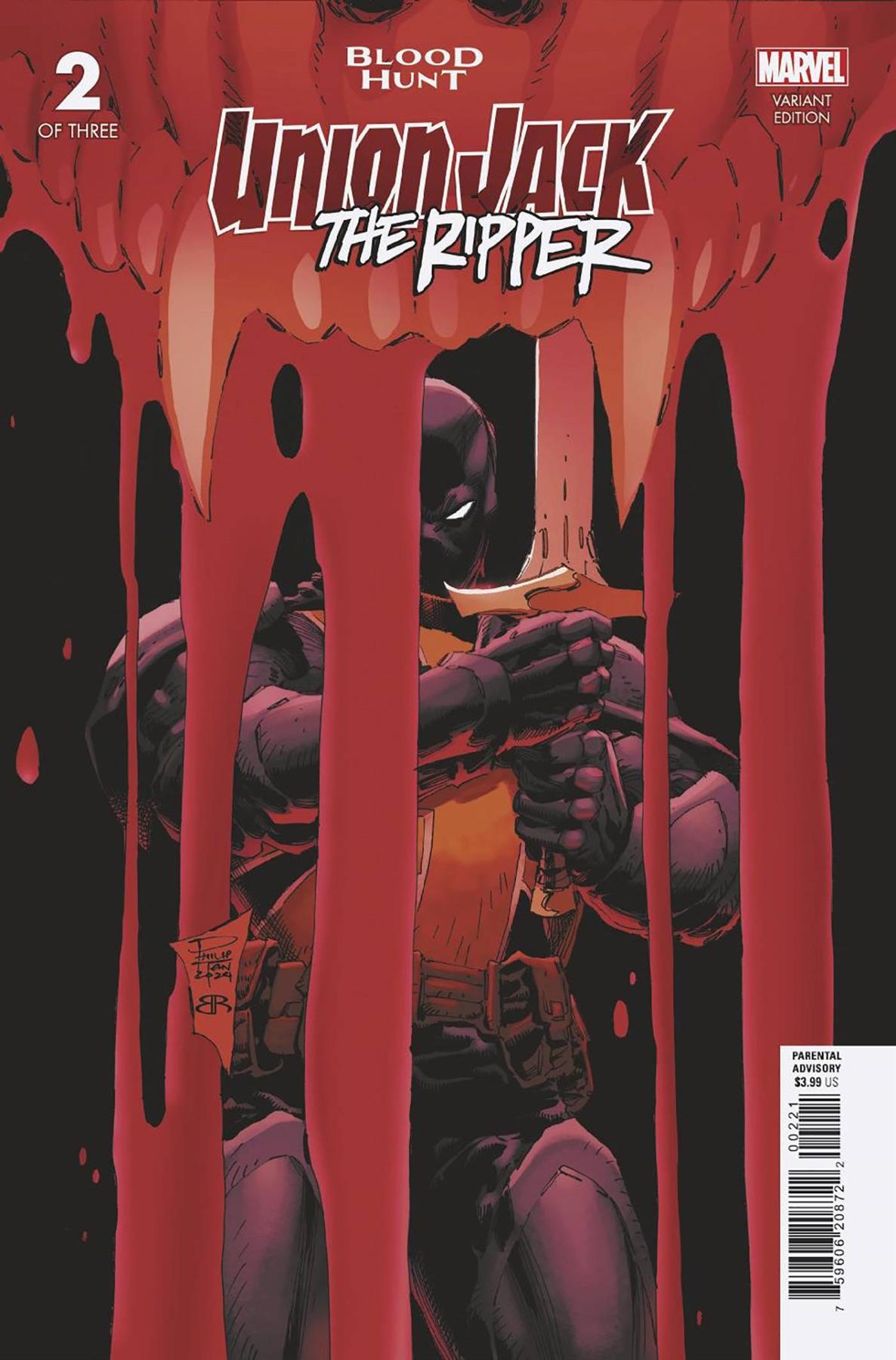 Union Jack The Ripper Blood Hunt #2 Philip Tan Var (Philip Tan Var) Marvel Prh Comic Book 2024