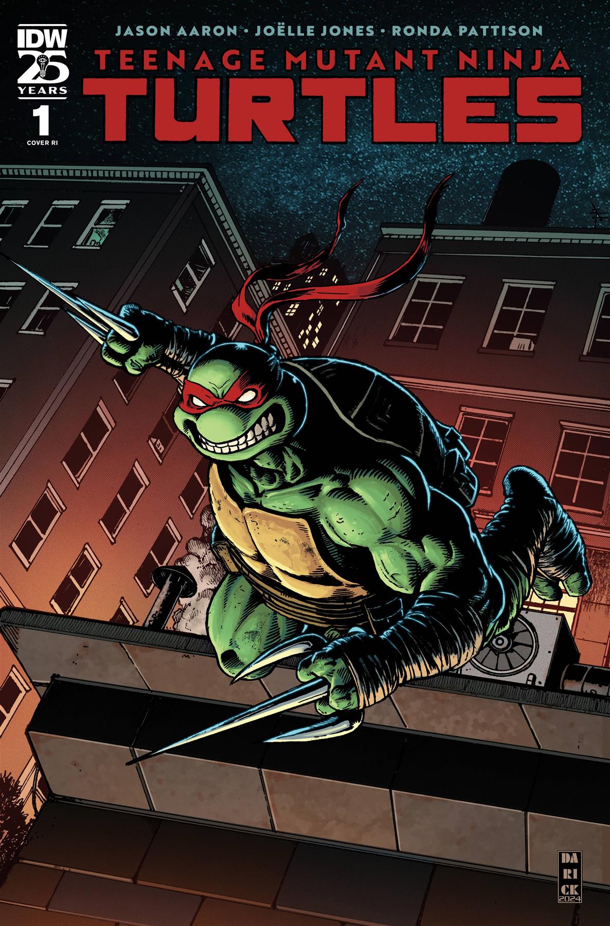 Teenage Mutant Ninja Turtles 2024 #1 50 Copy Robertson Incv Idw-prh Comic Book