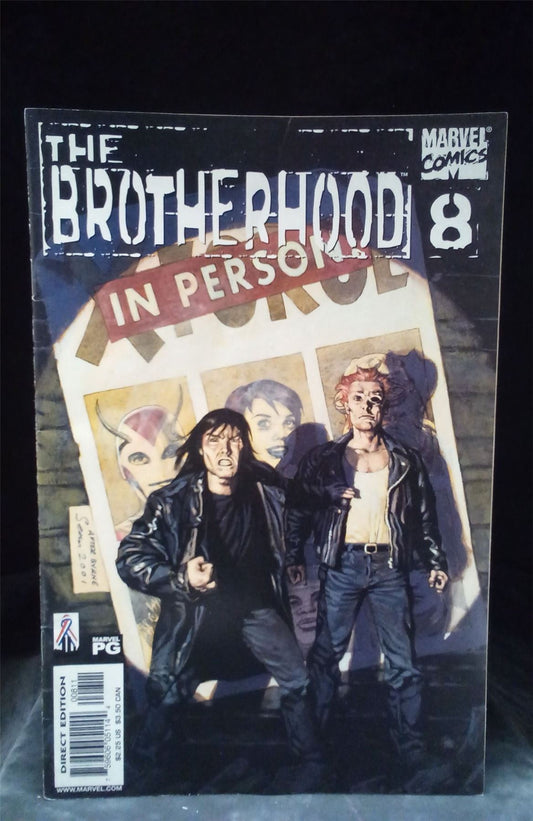 The Brotherhood #8 Newsstand Edition 2002 Marvel Comics Comic Book