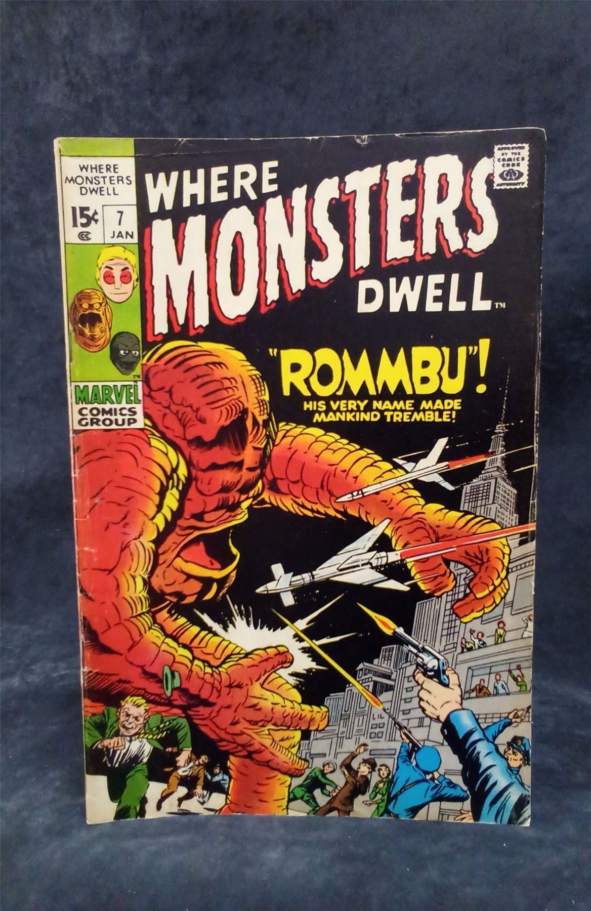 Where Monsters Dwell #7 1971 Marvel Comics Comic Book