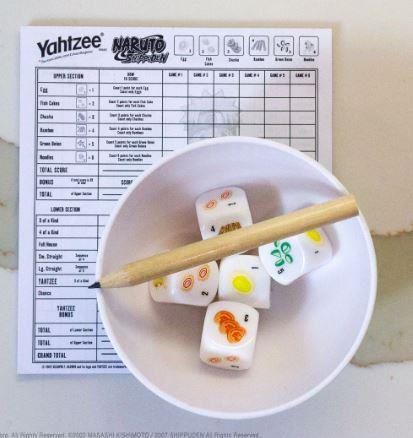 YAHTZEE: Naruto Shippuden By USAopoly, INC Board Game