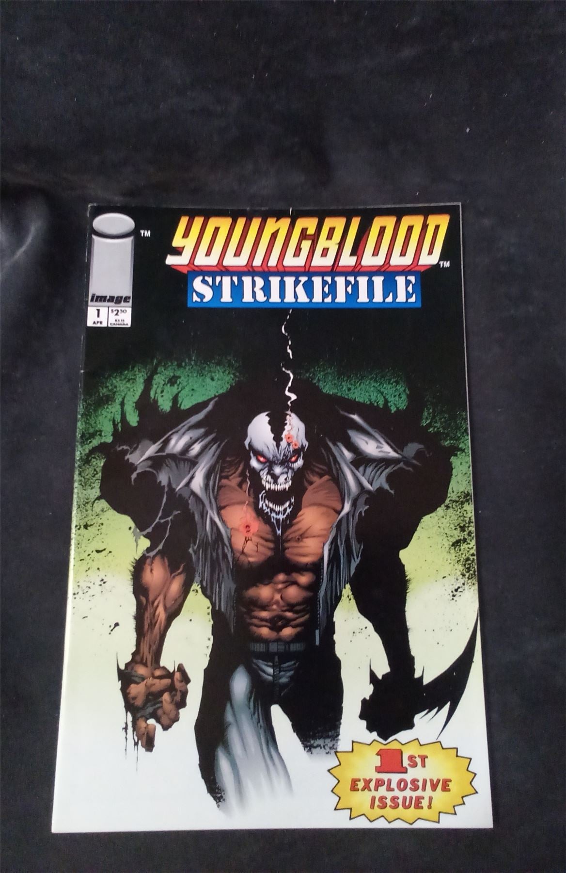 Youngblood Strikefile #1 Gold Foil Cover 1993 Image Comics Comic Book