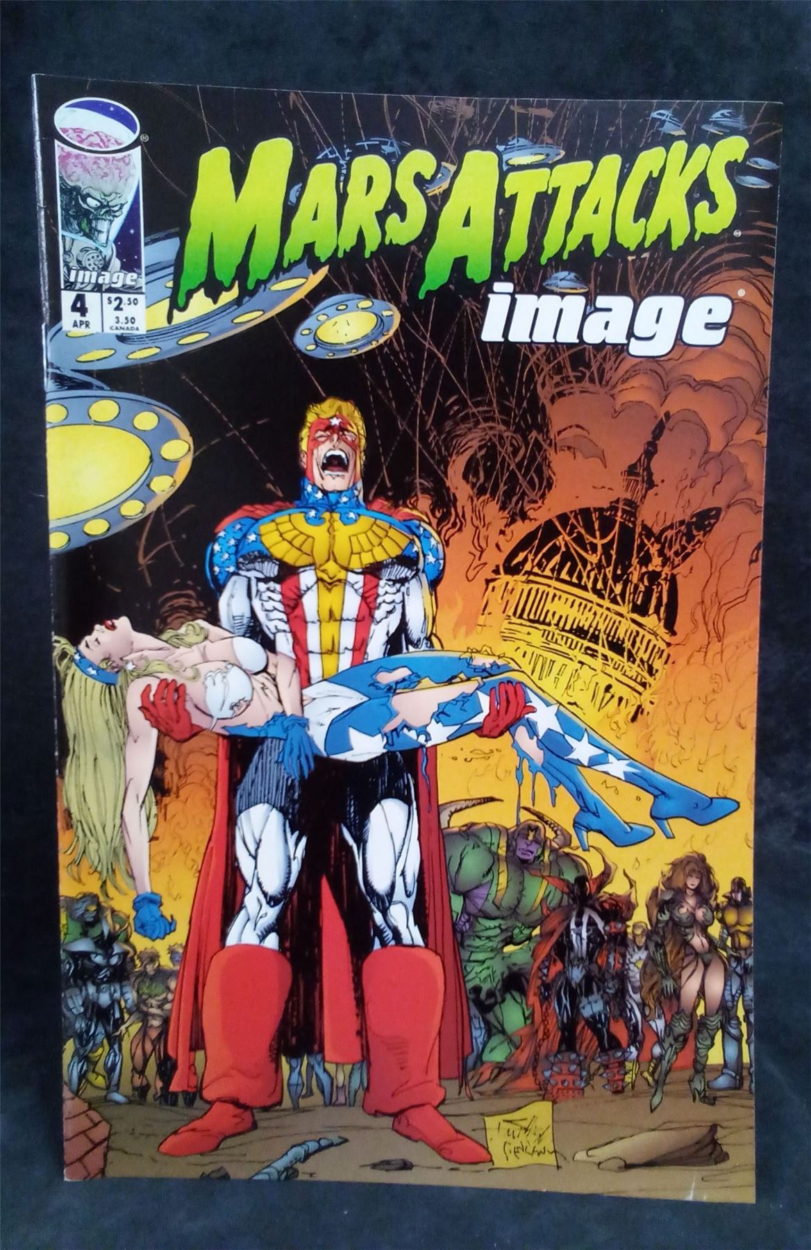 Mars Attacks Image #4 1997 Image Comics Comic Book