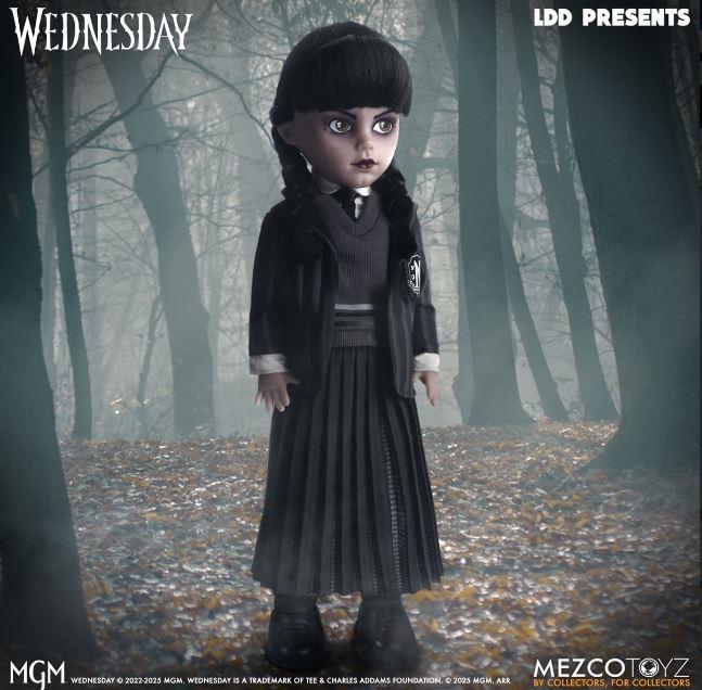 LDD Presents Wednesday Addams Nevermore Academy Uniform 10-Inch Doll by Mezco Toyz