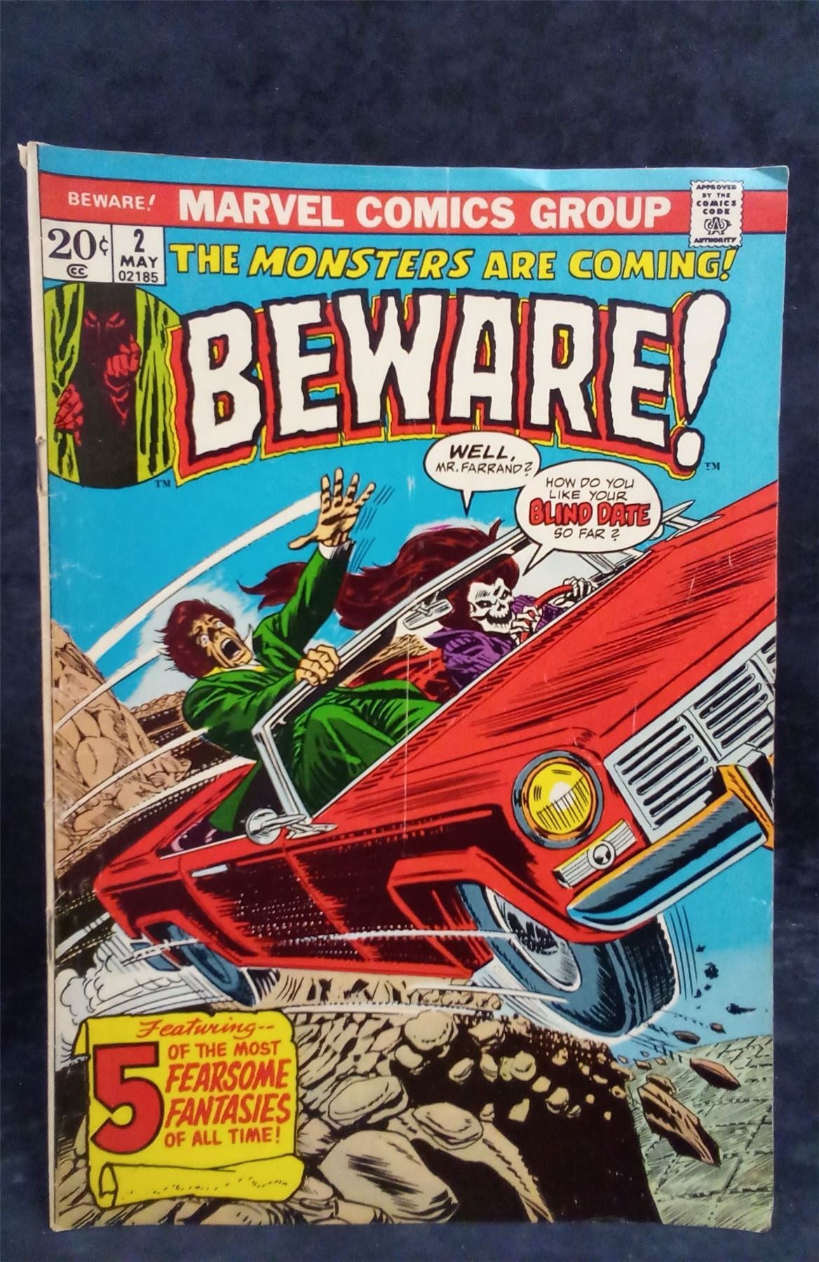 Beware! #2 1973 Marvel Comics Comic Book