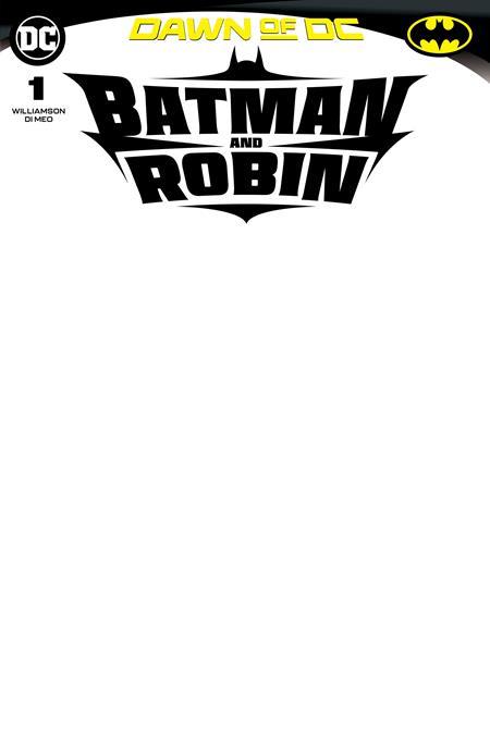 Batman And Robin #1 Cvr D Blank Card Stock Var DC Comics Comic Book