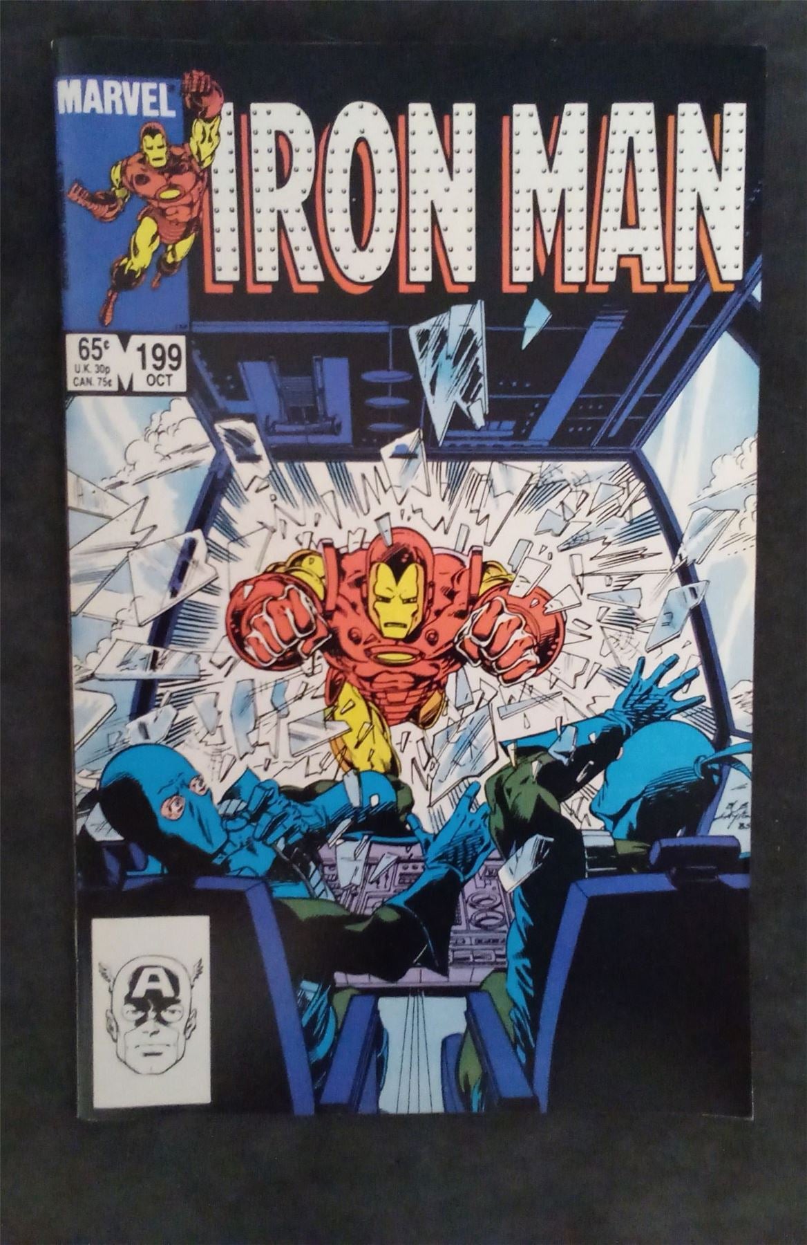 Iron Man #199 1985 marvel Comic Book