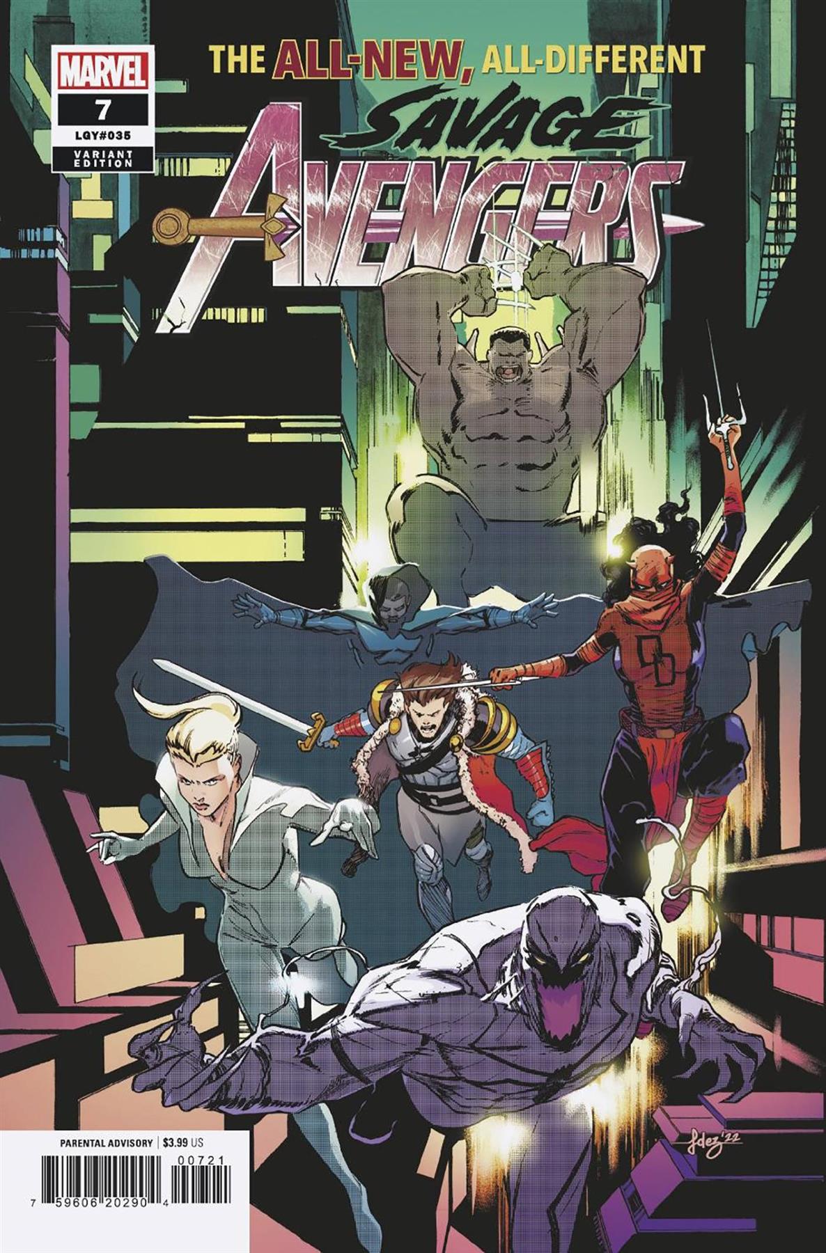 Savage Avengers #7 Fernandez Var (Fernandez Var) Marvel Prh Comic Book 2022