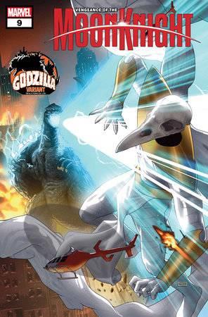 Vengeance Of The Moon Knight #9 Taurin Clarke Godzilla Var Taurin Clarke Godzilla Var Marvel Prh Comic Book 2024