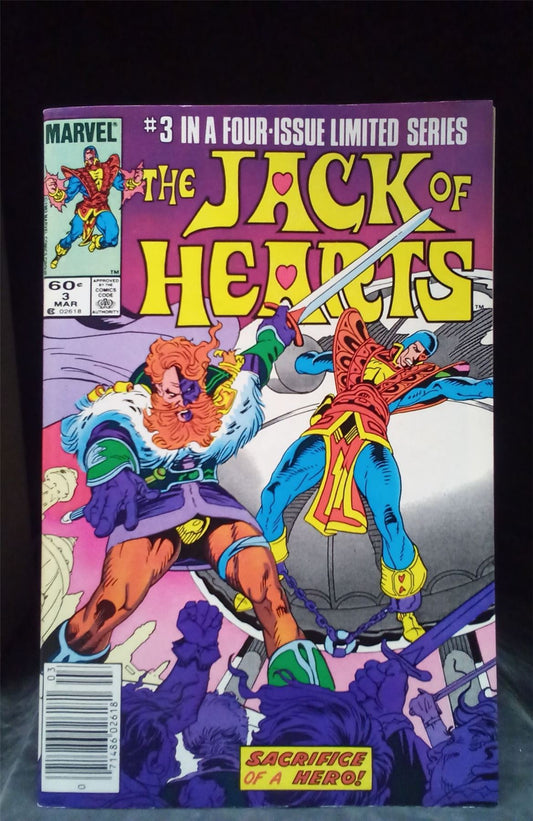 Jack of Hearts #3 1984 Marvel Comics Comic Book