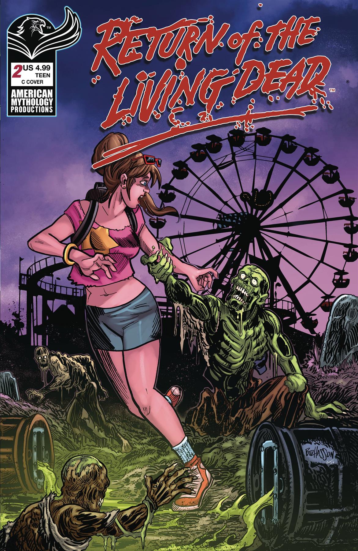 Return Of The Living Dead #2 Cvr C Hasson American Mythology Productions Comic Book