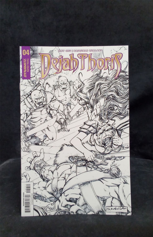 Dejah Thoris #4 Davila Black & White Variant 2018 dynamite entertainment Comic Book