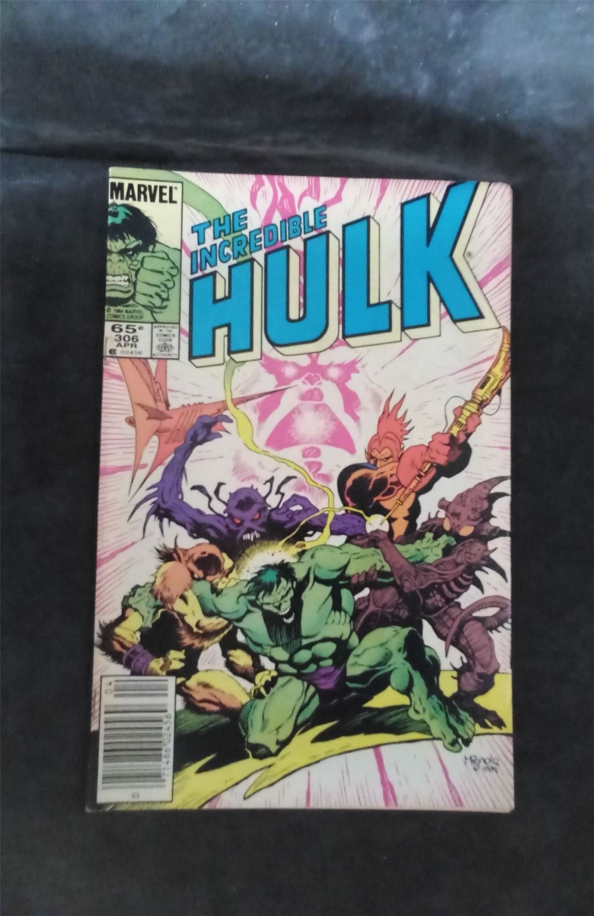 The Incredible Hulk #306 1985 marvel Comic Book
