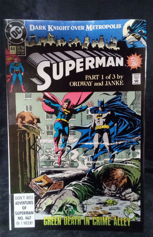 Superman #44 1990 DC Comics Comic Book