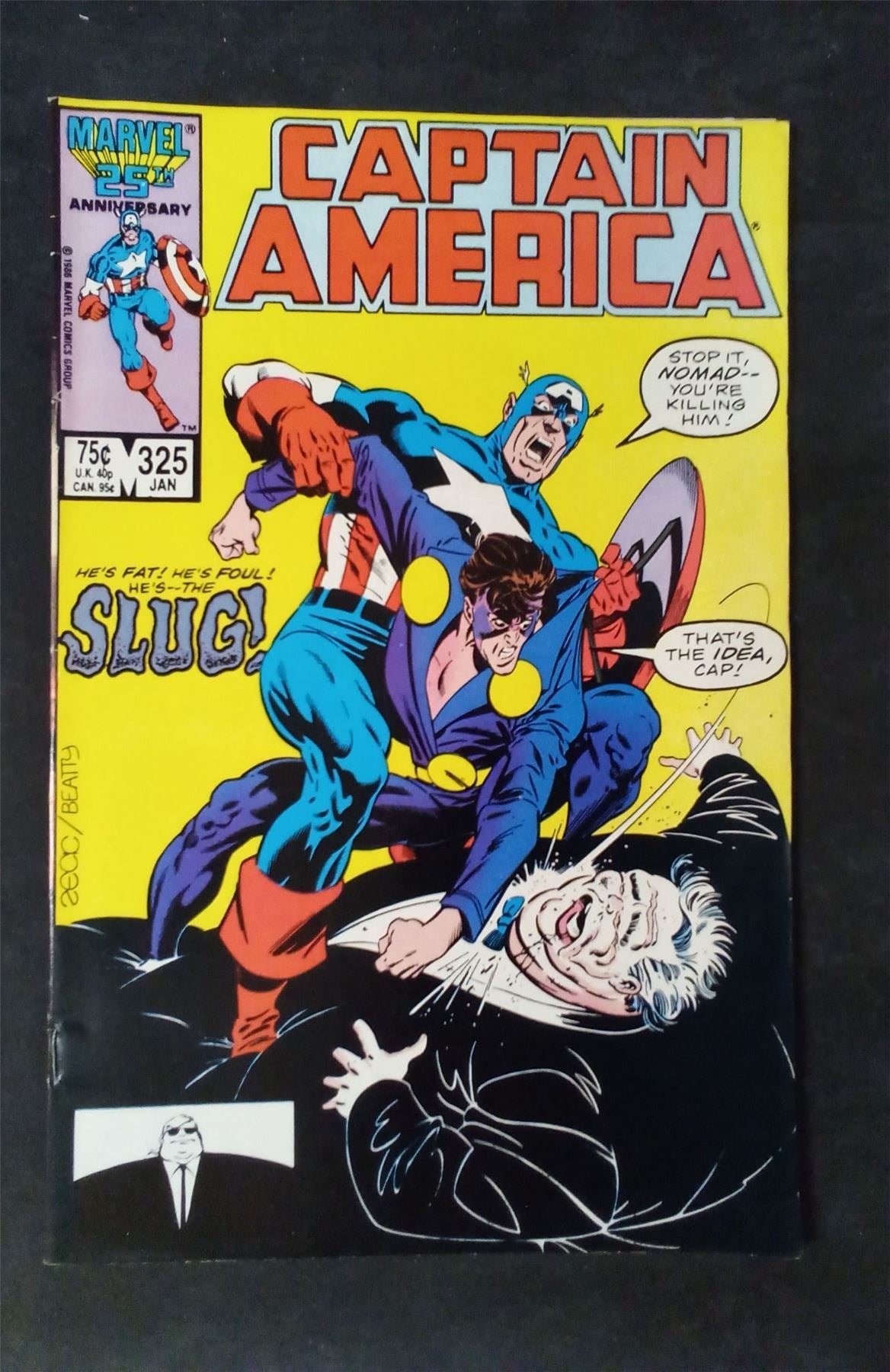 Captain America #325 1987 marvel Comic Book