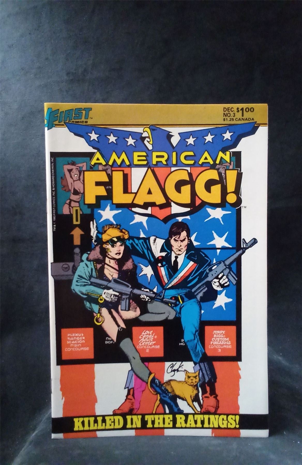 American Flagg! #3 1983 first Comic Book
