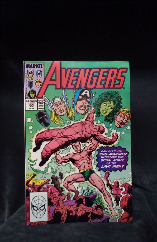 The Avengers #306 Direct Edition 1989 Marvel Comics Comic Book