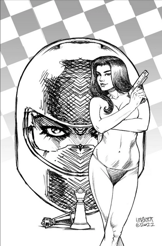 Gun Honey Blood For Blood #1 5 Copy Foc Incv Linsner Sketch Titan Comics Comic Book