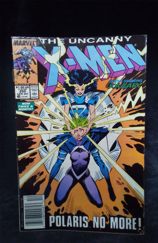 The Uncanny X-Men #250 1989 Marvel Comics Comic Book