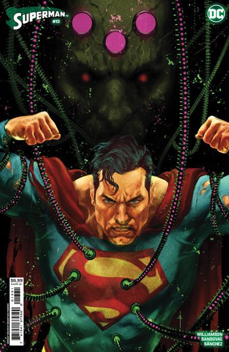 Superman #13 Cvr C Sebastian Fiumara Card Stock Var (house Of Brainiac) DC Comics Comic Book