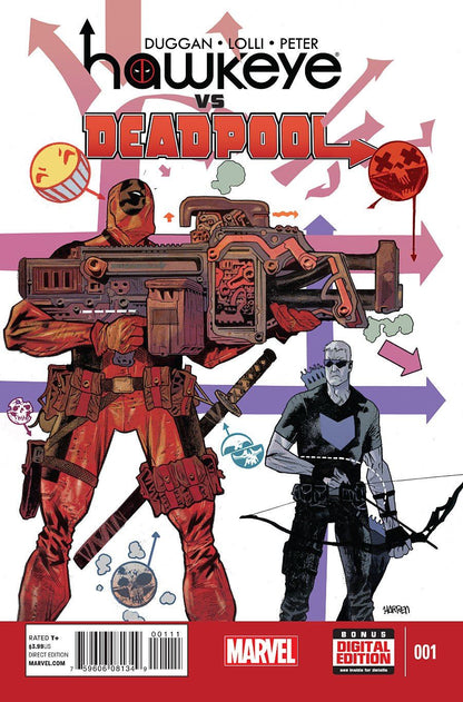 Hawkeye Vs Deadpool #1 Marvel Comics Comic Book