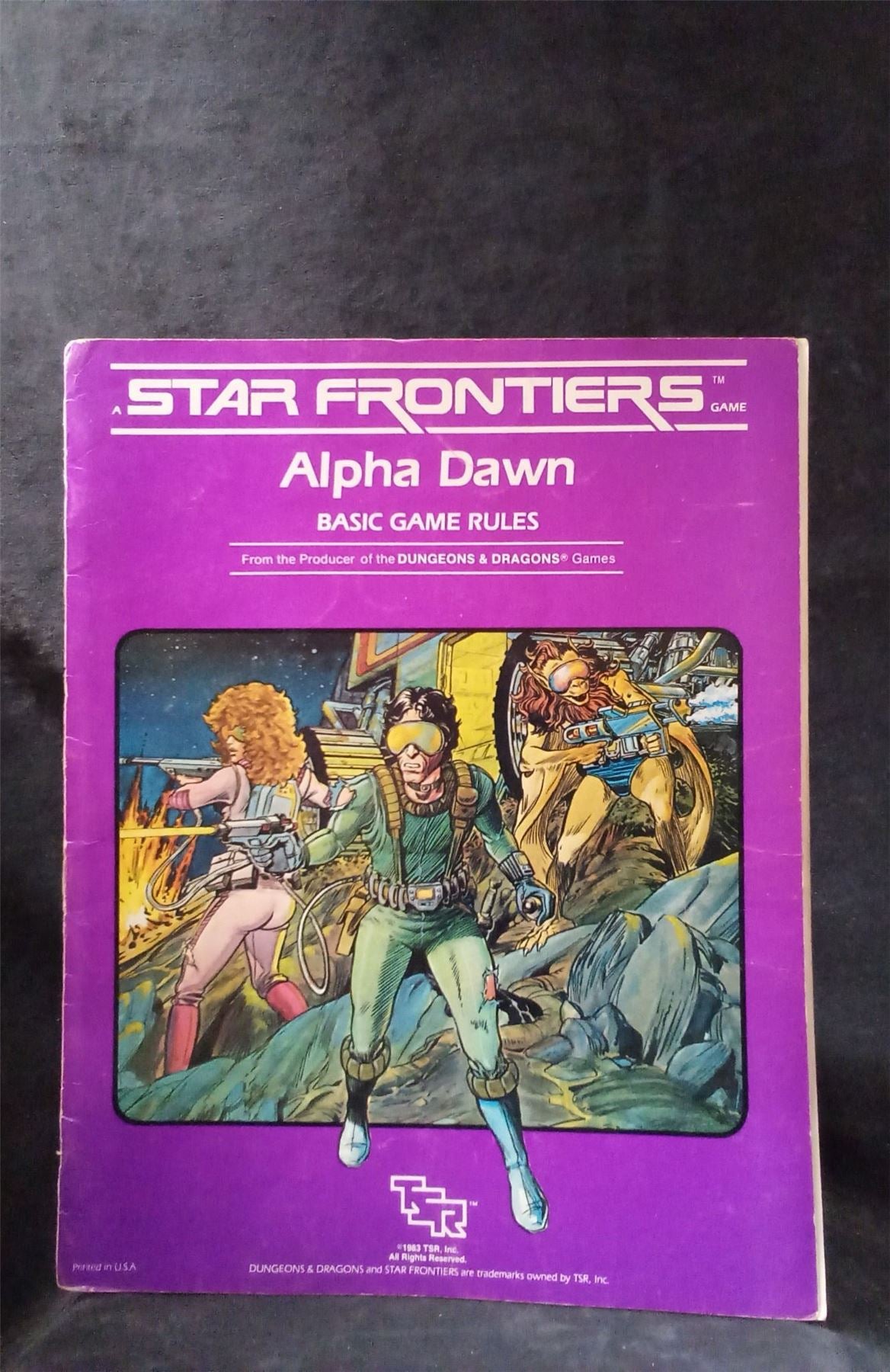 Star Frontiers: Alpha Dawn Basic Game Rules w/ 2 maps 1983  Comic Book