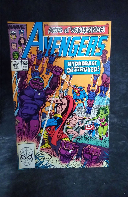 The Avengers #311 Direct Edition 1989 Marvel Comics Comic Book
