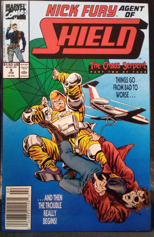 Nick Fury, Agent of SHIELD #8 1990 Marvel Comics Comic Book