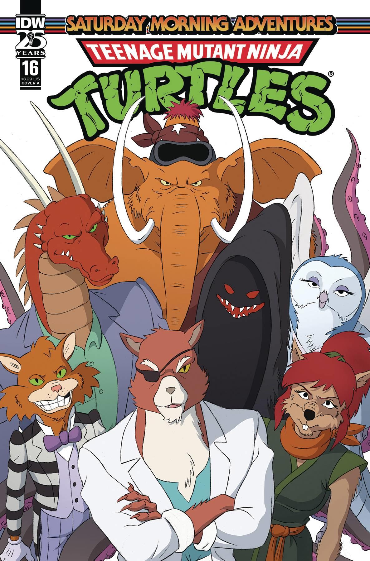 Tmnt Saturday Morning Adv #16 Cvr A Schoening Idw-prh Comic Book