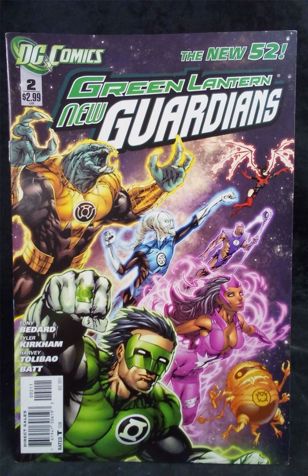 Green Lantern: New Guardians #2 2011 DC Comics Comic Book