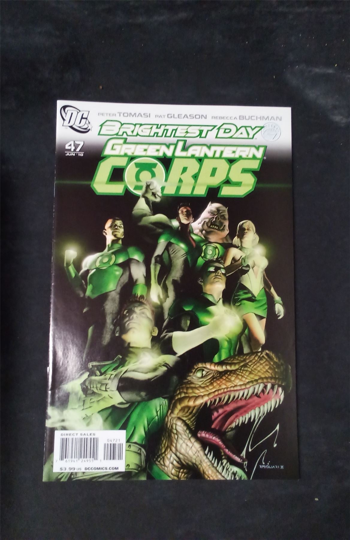 Green Lantern Corps #47 Rodolfo Migliari Cover 2010 dc-comics Comic Book