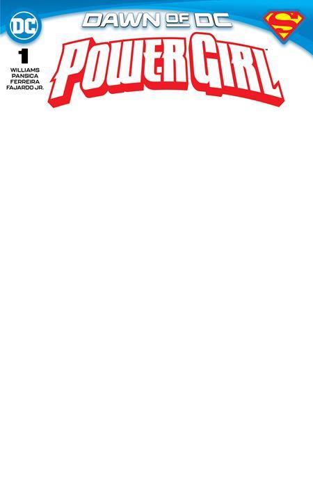 Power Girl #1 Cvr D Blank Card Stock Var DC Comics Comic Book