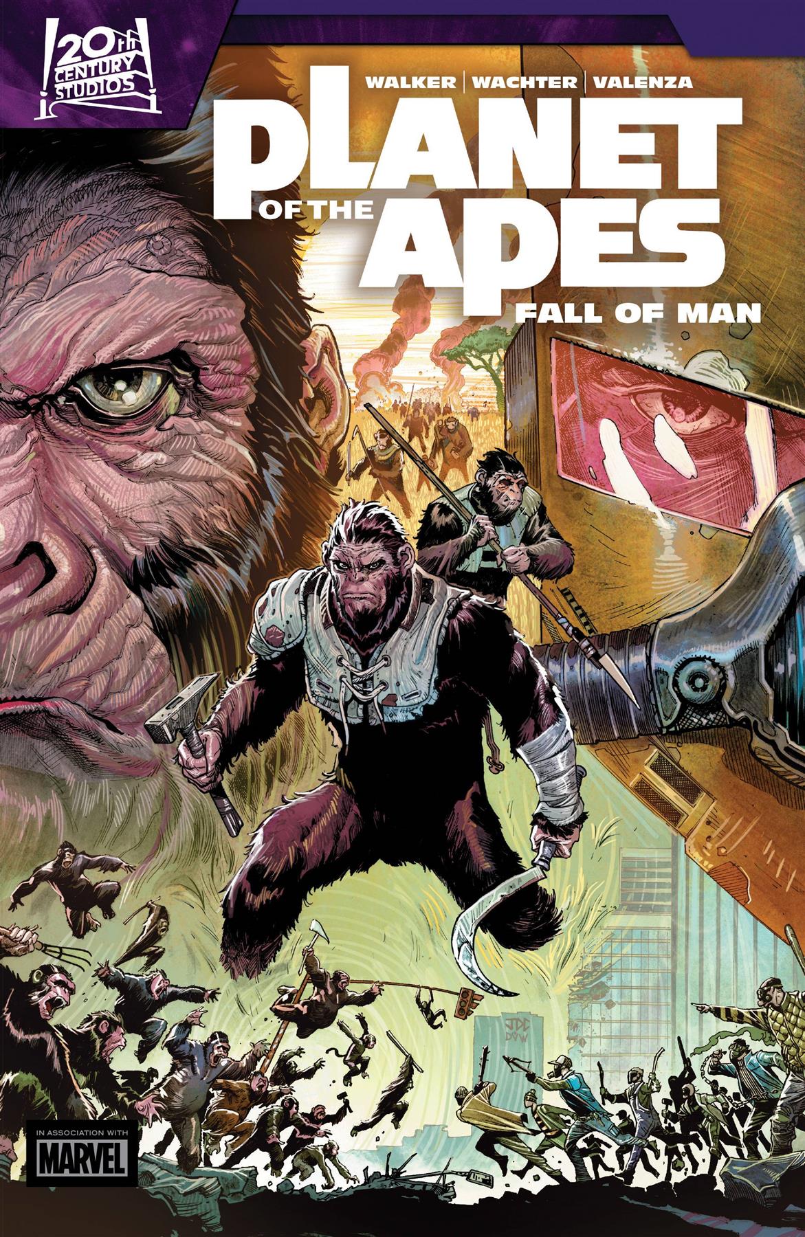 Planet of the Apes Tp Fall of Man Marvel Prh Softcover