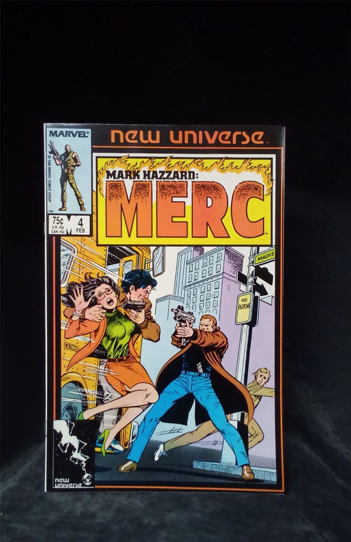 Mark Hazzard: Merc #4 1987 Marvel Comics Comic Book