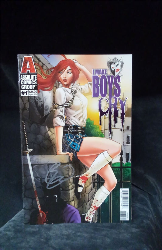 I Make Boys Cry #1  Cvr B signed by Benny Powell 2020  Comic Book