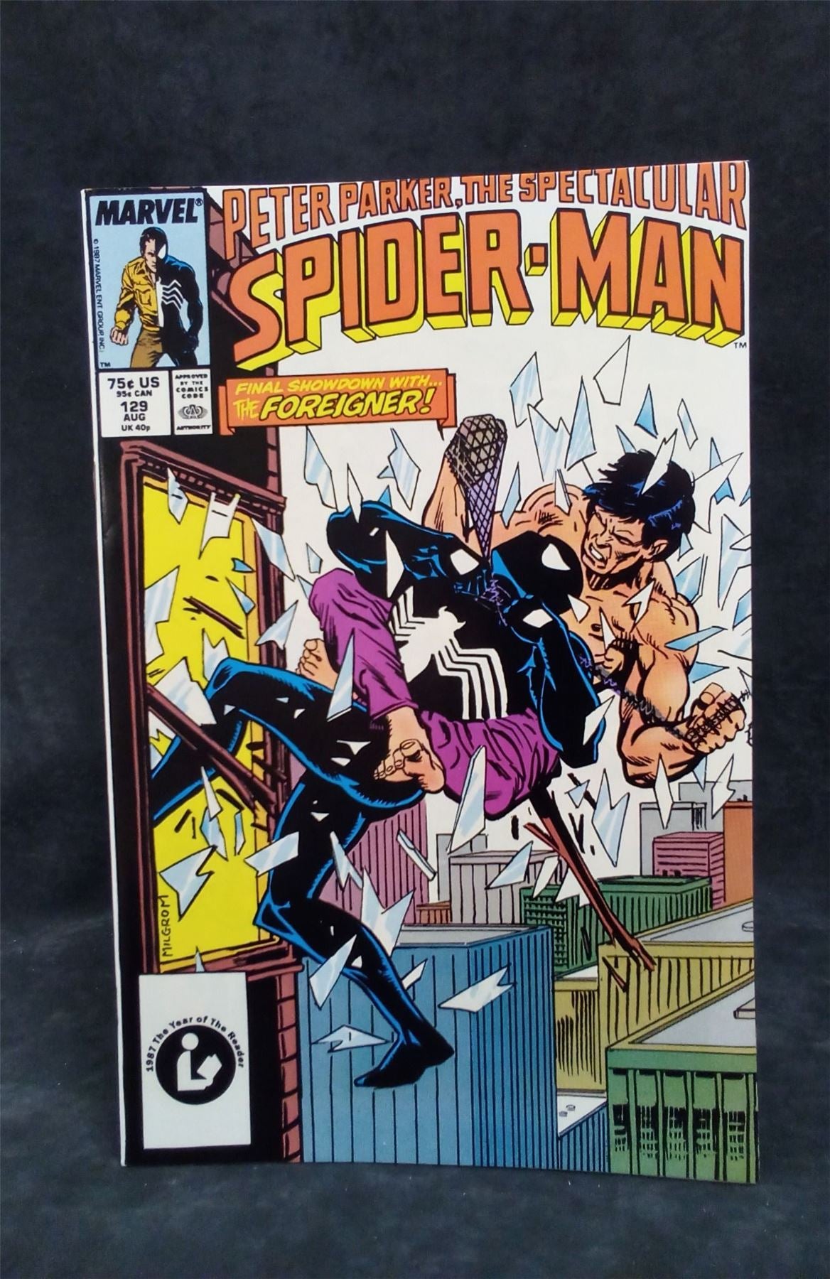 The Spectacular Spider-Man #129 Direct Edition 1987 Marvel Comics Comic Book