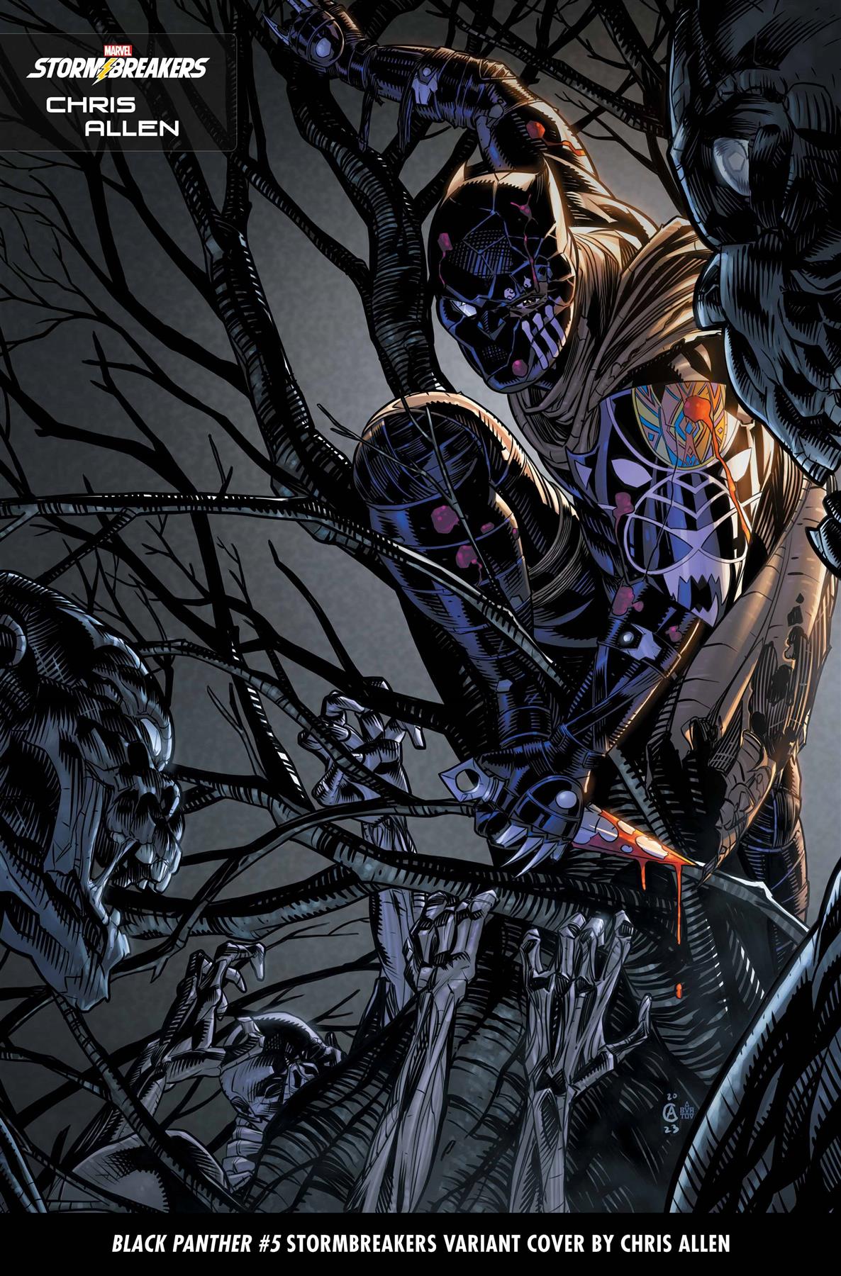 Black Panther #5 Chris Allen Stormbreakers Var (Chris Allen Stormbreakers Var) Marvel Prh Comic Book 2023