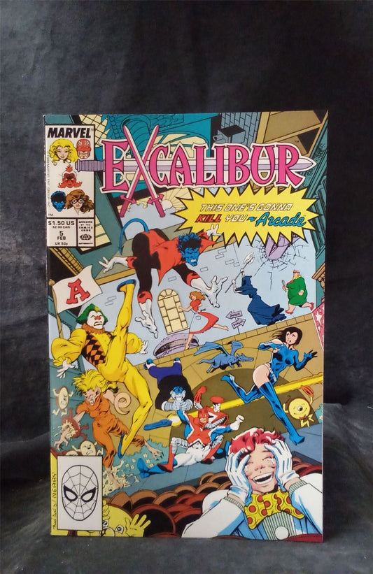 Excalibur #5 1989 Marvel Comics Comic Book
