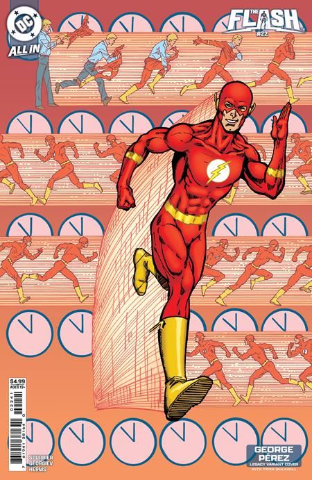FLASH #22 CVR D GEORGE PEREZ LEGACY CARD STOCK VAR  DC Comics Comic Book 2025
