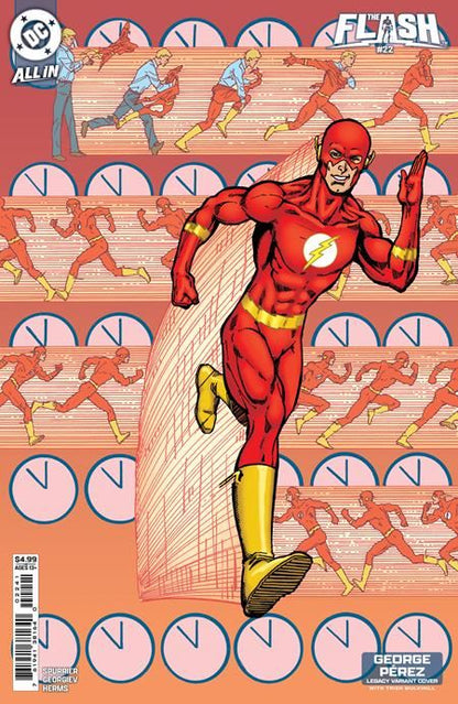 FLASH #22 CVR D GEORGE PEREZ LEGACY CARD STOCK VAR  DC Comics Comic Book 2025