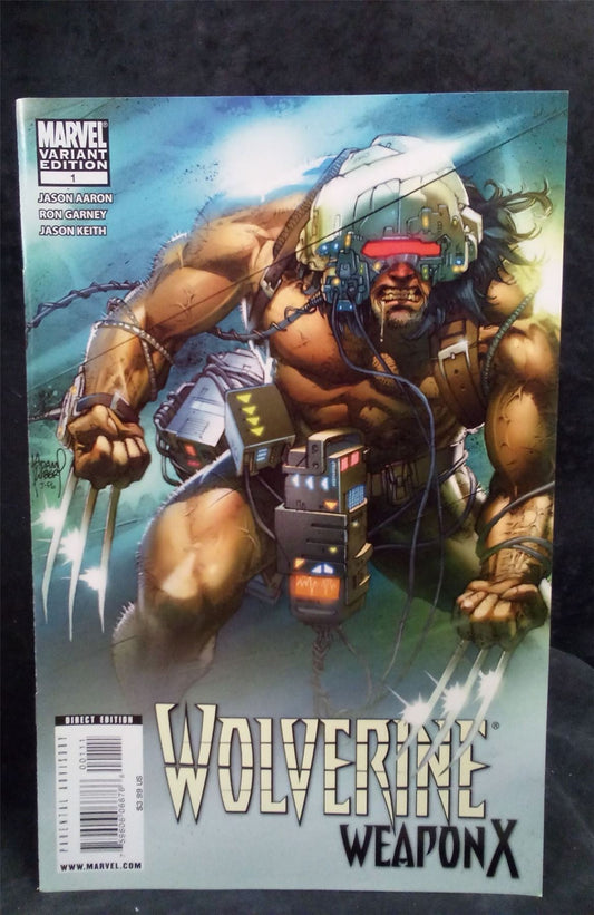 Wolverine Weapon X #1 Variant Edition - 50/50 - Adam Kubert Cover 2009 Marvel Comics Comic Book