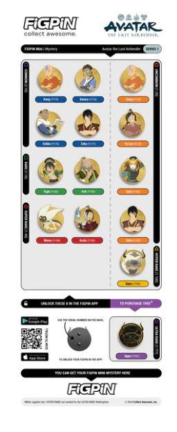 Avatar The Last Airbender Mystery Series 1 Pin by FigPin