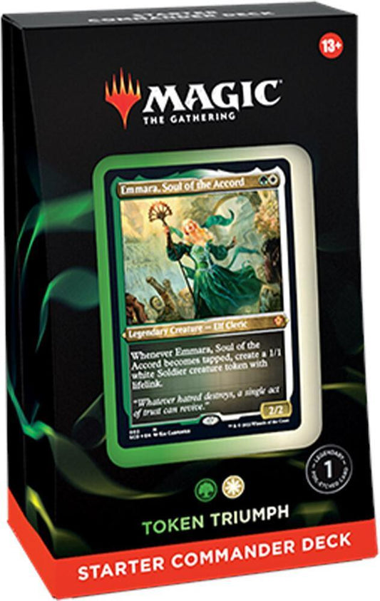 MTG Starter Commander Deck Token Triumph by Wizards of the Coast  ( Reprint )