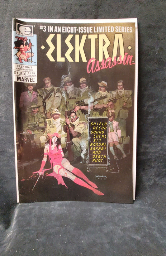 Elektra: Assassin #3 1986 epic Comic Book