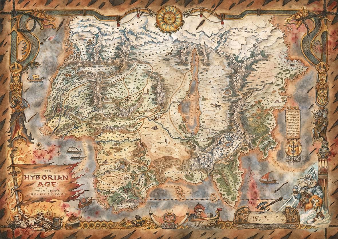 Conan Barbarian #1 Cvr G Wrap Hyborian Age Map (mr) Titan Comics Comic Book
