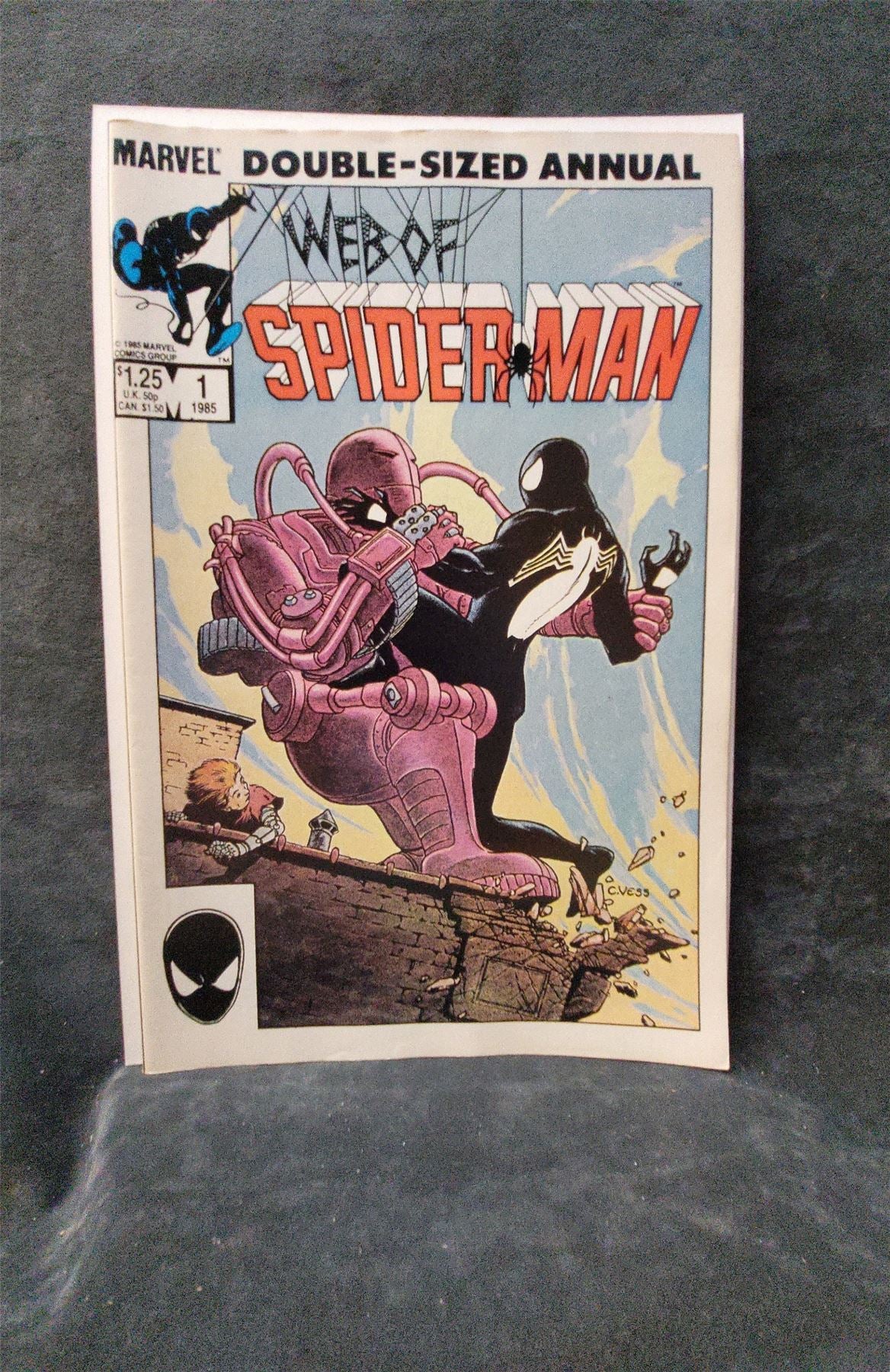 Web of Spider-Man Annual #1 Direct Edition 1985 marvel Comic Book