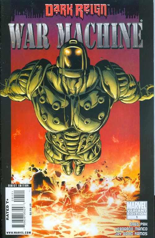 War Machine #1 Variant Villain Cover Comic [Comic] [Jan 01, 2009] Greg Pak