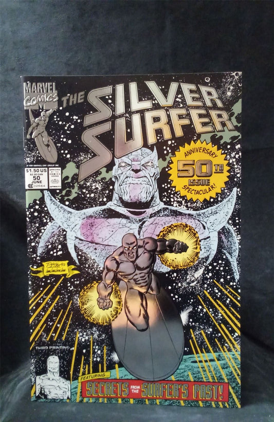 Silver Surfer #50 Third Print Cover 1991 Marvel Comics Comic Book