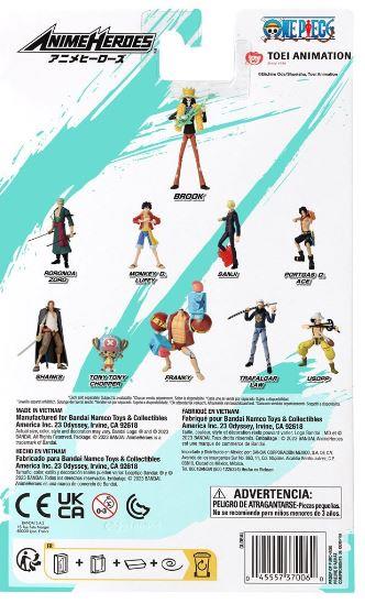 One Piece Anime Heroes Action Figure Brook by Bandai Namco